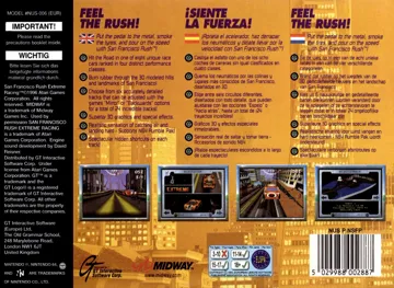 San Francisco Rush - Extreme Racing (Europe) (En,Fr,De) box cover back